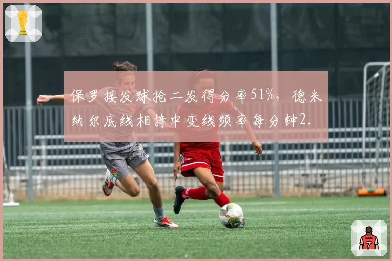 保罗接发球抢二发得分率51%,德米纳尔底线相持中变线频率每分钟2.3次
